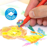 Milan Plastipastel Box 12 Round Shape (Contains 2 Fluo Colours) Oil Pastel