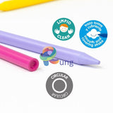 Milan Plastipastel Box 12 Round Shape (Contains 2 Fluo Colours) Oil Pastel