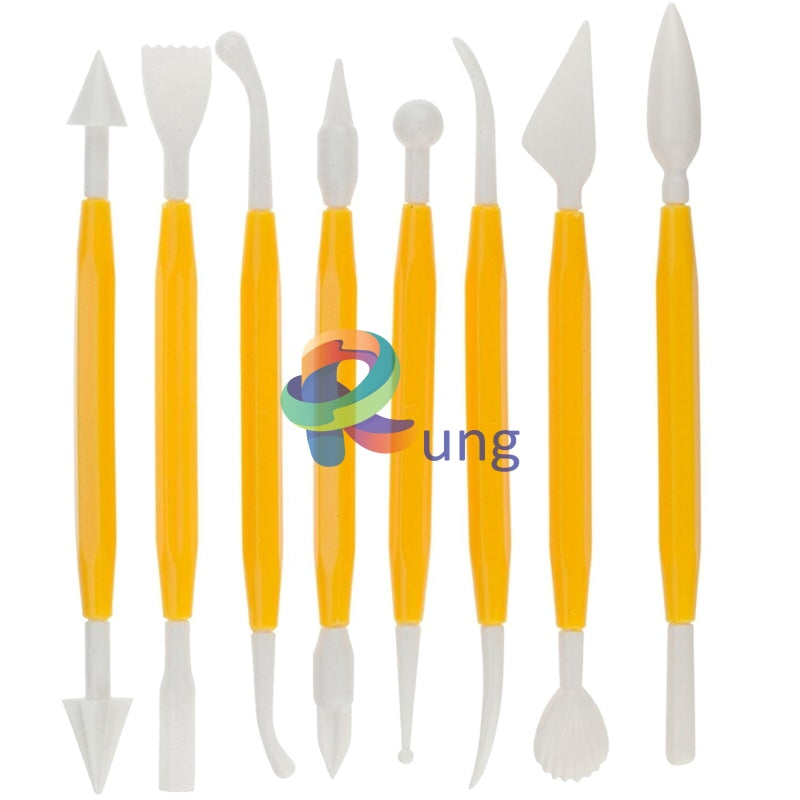Modelling Tool Set Plastic 8 Pc Tools