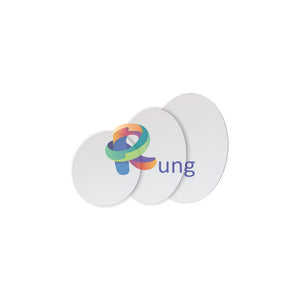 Oval Pasted Canvas Panels