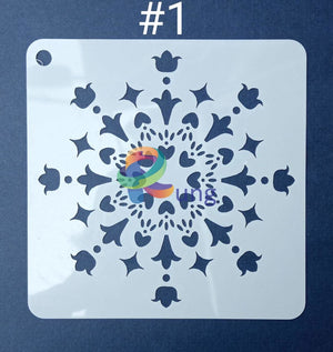 Plastic Stencil 5 X ( 43 Designs ) No 1 Art Misc