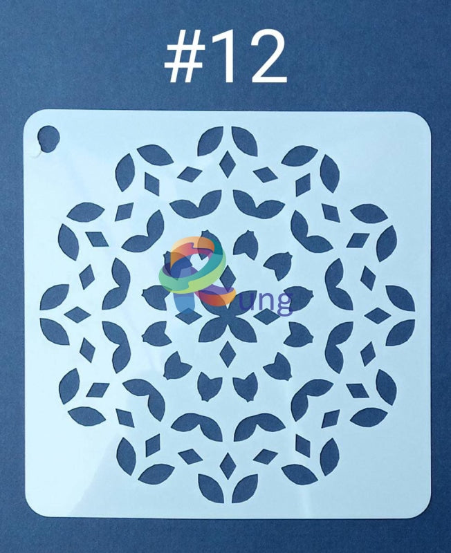 Plastic Stencil 5 X ( 43 Designs ) No 12 Art Misc