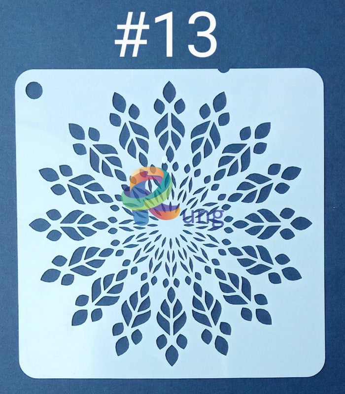 Plastic Stencil 5 X ( 43 Designs ) No 13 Art Misc