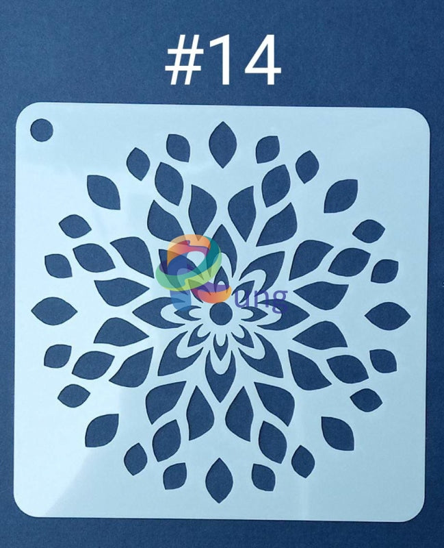 Plastic Stencil 5 X ( 43 Designs ) No 14 Art Misc