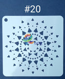 Plastic Stencil 5 X ( 43 Designs ) No 20 Art Misc