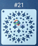 Plastic Stencil 5 X ( 43 Designs ) No 21 Art Misc