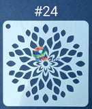 Plastic Stencil 5 X ( 43 Designs ) No 24 Art Misc
