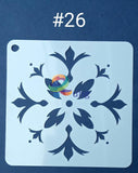 Plastic Stencil 5 X ( 43 Designs ) No 26 Art Misc