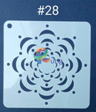 Plastic Stencil 5 X ( 43 Designs ) No 28 Art Misc