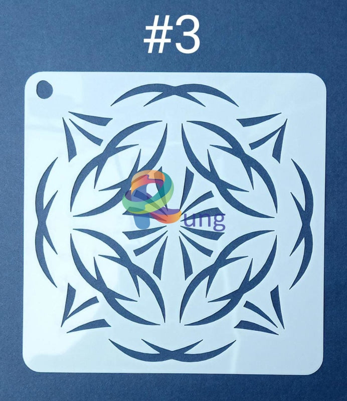 Plastic Stencil 5 X ( 43 Designs ) No 3 Art Misc