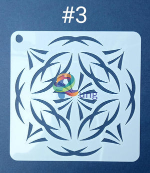 Plastic Stencil 5 X ( 43 Designs ) No 3 Art Misc