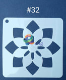 Plastic Stencil 5 X ( 43 Designs ) No 32 Art Misc