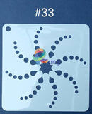 Plastic Stencil 5 X ( 43 Designs ) No 33 Art Misc