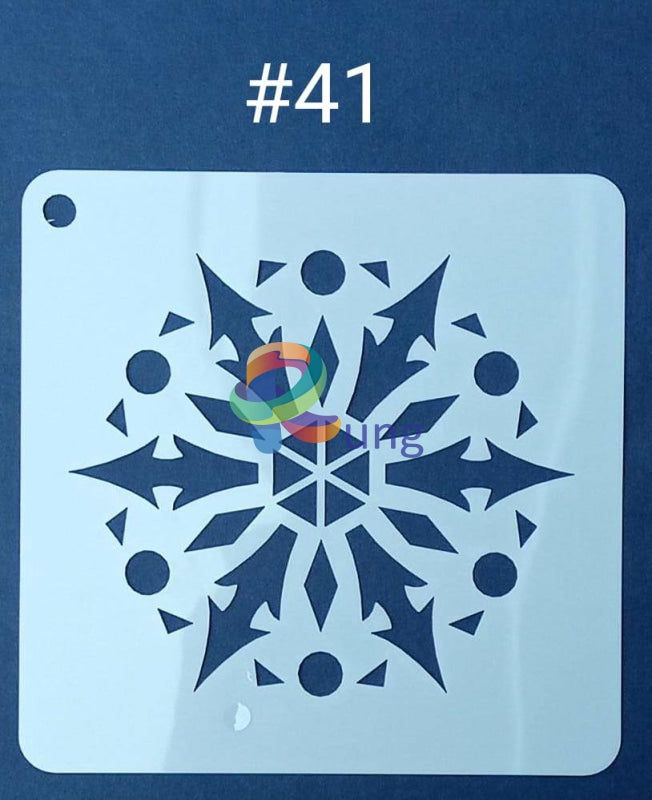 Plastic Stencil 5 X ( 43 Designs ) No 41 Art Misc