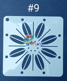 Plastic Stencil 5 X ( 43 Designs ) No 9 Art Misc