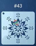 Plastic Stencil 5 X ( 43 Designs ) No Art Misc