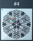 Plastic Stencil 8 X ( 4 Designs ) No Art Misc