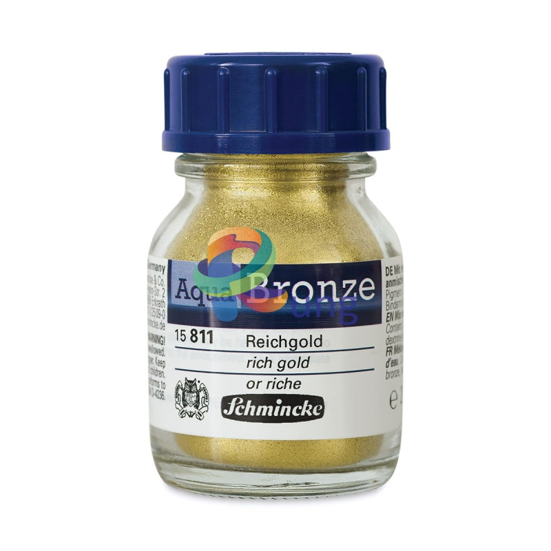 Schmincke Aqua Bronze Powder ( 5 Colors ) Rich Gold