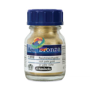 Schmincke Aqua Bronze Powder ( 5 Colors ) Rich Pale Gold