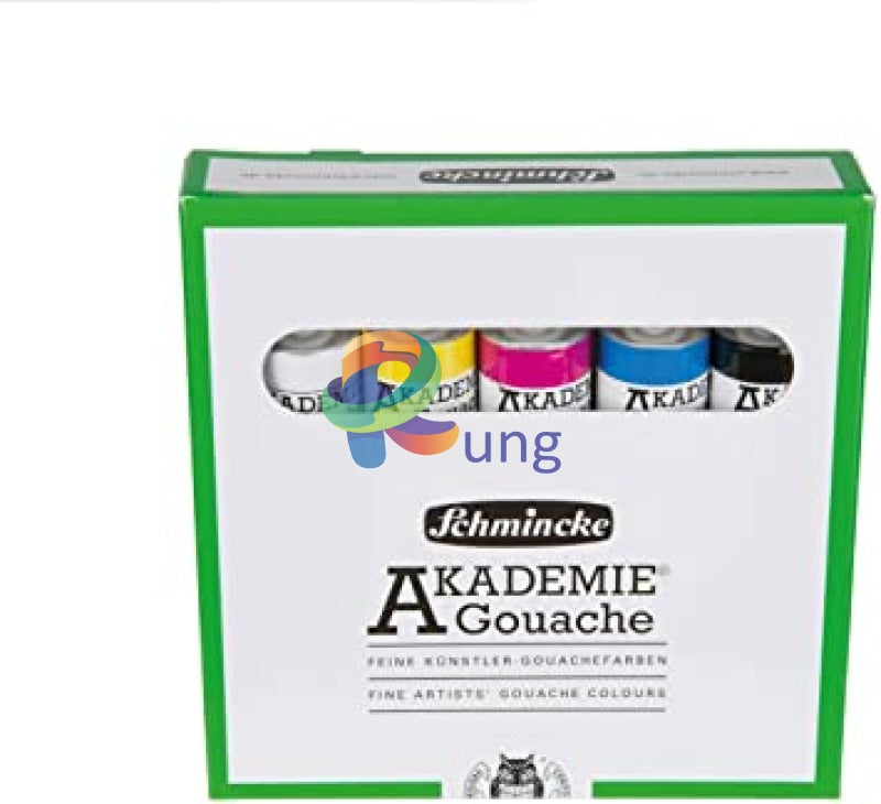 Schmincke Finest Artists Gouache Set Of 5 X 20 Ml Tubes
