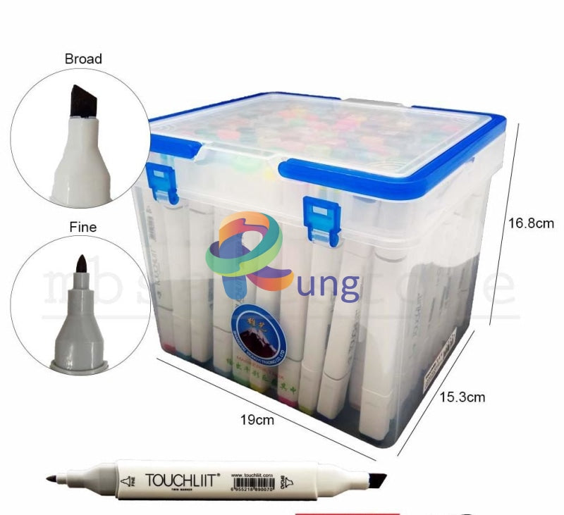 Touchlit Double Side Marker Set Of 80 Markers