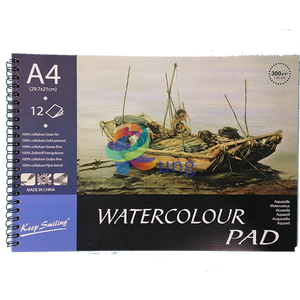 Water Color Pad 300 Gr 12 Sheet Sketchbook /