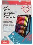 Monte Marte Duo Wax Based Color Pencil Easel Wallet Set of 25 pc ( 48 colors )