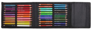Monte Marte Duo Wax Based Color Pencil Easel Wallet Set of 25 pc ( 48 colors )