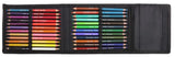 Monte Marte Duo Wax Based Color Pencil Easel Wallet Set of 25 pc ( 48 colors )