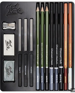 Monte Marte Sketching and Drawing Collection Set of 17 pc