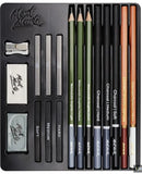 Monte Marte Sketching and Drawing Collection Set of 17 pc
