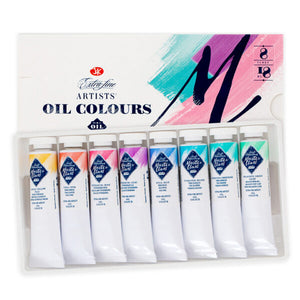 Nevskaya Palitra St. Petersburg Master Class Extra Fine Artists Oil Color Paint Set of 8 x18 ml tubes ( PORTRAIT TONES )