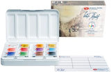 Nevskaya Palitra 'White Knights' IWS Series , Artist Watercolor Set of 12 Full Cake Pans in Plastic Box