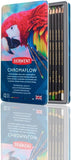 Derwent Chromaflow Blendable Color Pencil Set  ( 4 sizes in tin pack )