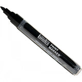 Lefranc Liquitex Acrylic Markers ( Set of 3 ), 2-4 mm tip size , Carbon Black & Titanium White