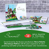 Nevskaya Palitra St. Petersburg, Sonnet, Oil Pastel Set ( 3 sizes )