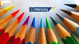 Mercury Brito Color Pencil Set of 12 Half and 12 Full in Cardboard Box