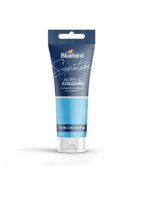 Bluebird Signature Acrylic Color Tube 75 ml (Professional Artist Series), Colored, Metallic & Fluorescent