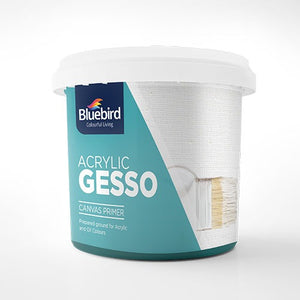 Bluebird Black Acrylic Gesso Primer ( Canvas Primer ) 600 Gr