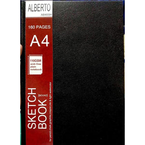 Alberto Hard Binding Sketchbook China, 110 Gr , 160 page   , 4 sizes