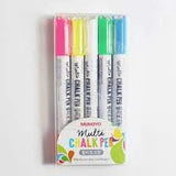 Mungyo Multi Chalk Pen Set of 5 pc for Board and Galss