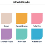 Bluebird Coloured Modeling Paste 125 gm – Set of 6 . 2 Shade Selections