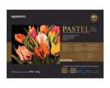 Mungyo Professional Pastel Paper Pad A4 Size for Oil Pastel, Dry Pastel, Pencil & Graphite 30 Sheets . Dark Assorted Color Sheets