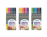 Mungyo Water Color Marker Set Dual Tip : Bullet & Flexible Brush Tip, 3 combinations of 6 colors each and Set of 12