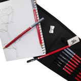 Monte Marte Sketching Folding Wallet Set of 14 pc