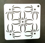 Plastic Stencil  5" x 5" ( 43 Designs )