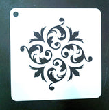 Plastic Stencil  5" x 5" ( 43 Designs )