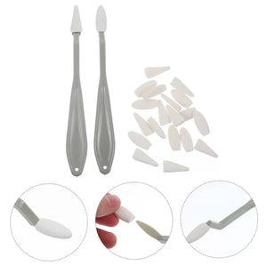Maries Sketch Rubber Blending Brush Set , 2 Knives and 20 Erasers