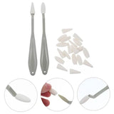 Maries Sketch Rubber Blending Brush Set , 2 Knives and 20 Erasers