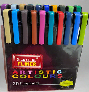 Signature Color Fineliner   Set of 20    0.4 mm (Copy)